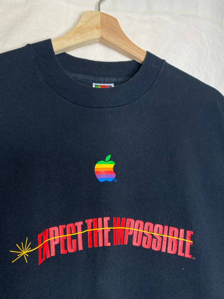 Vintage Apple Computers Mission Impossible Movie Promo T-Shirt: L