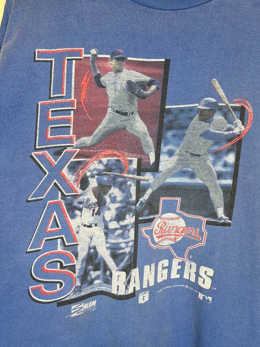 Vintage Texas Rangers MLB Nolan Ryan Salem Blue T-Shirt 1990: XL – Philthy  Vintage Clothing