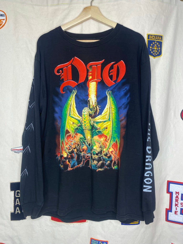 Vintage DIO Killing the Dragon Tour Long Sleeve T-Shirt: L