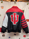 Vintage Indiana University Hoosiers IU Jeff Hamilton Leather Jacket: XL