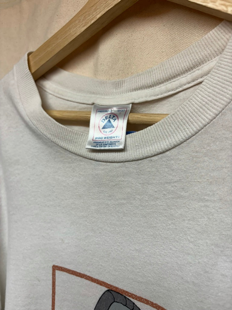 Vintage American Donut The Simpsons Cartoon 2001 Fox TV Show Movie Parody T-Shirt: Large