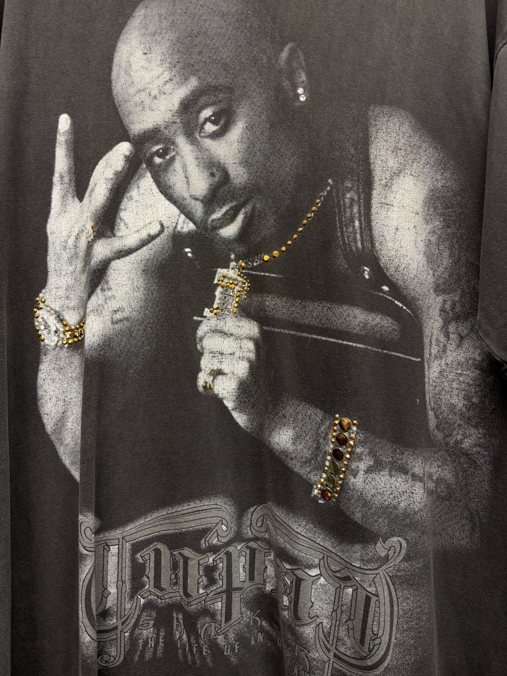 Vtg Tupac Pro Club Rap Tee: 2XLT