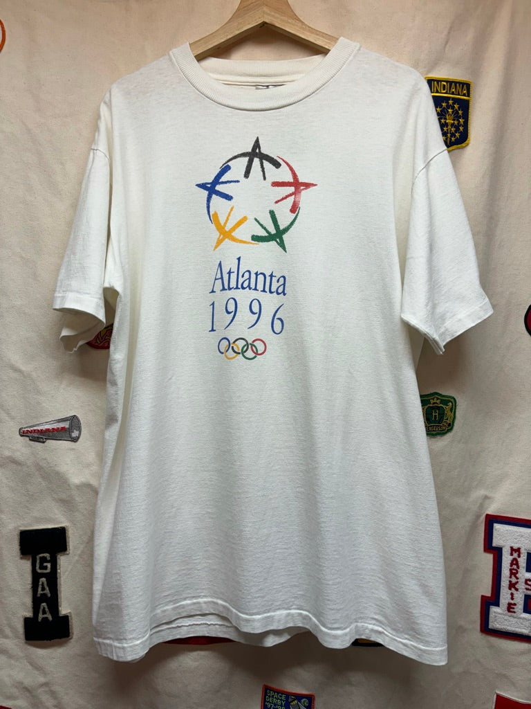 Vintage Atlanta 1996 Olympics T-Shirt: XL