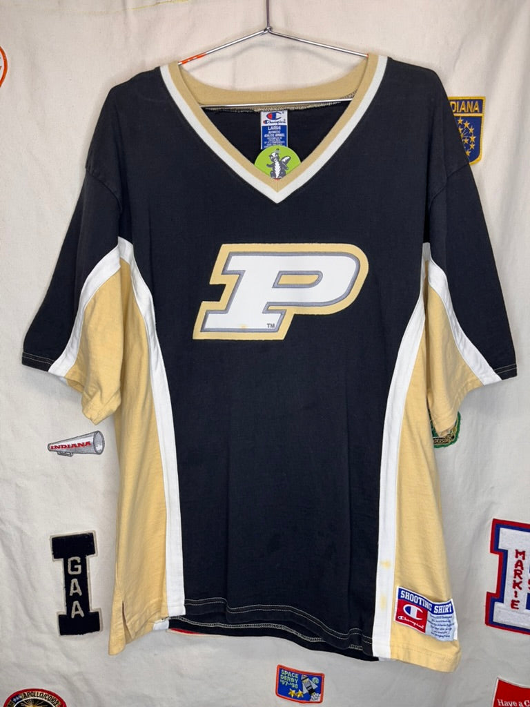Vintage Purdue University Boilermakers Champion Shooting Shirt: Large/XL