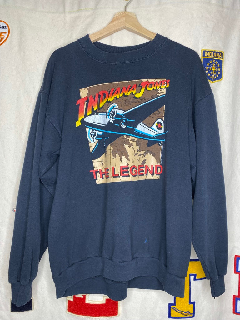 Vintage Indiana Jones Crewneck Sweatshirt: XL