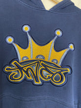 Load image into Gallery viewer, Vintage JNCO Jeans Navy Crown Hoodie Sweatshirt: XL
