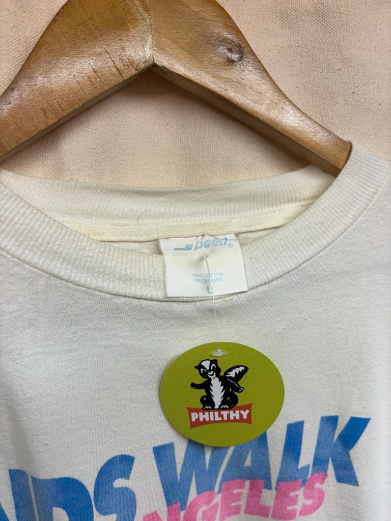 Vintage Los Angeles AIDS Walk T-Shirt: L