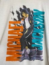 Load image into Gallery viewer, Vintage Michael Jackson BAD Tour 1988 White T-Shirt: XL
