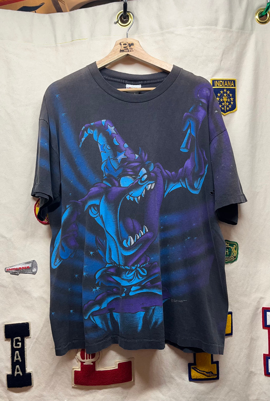 Tazmanian Devil Wizard Looney Tunes All Over Print: XL