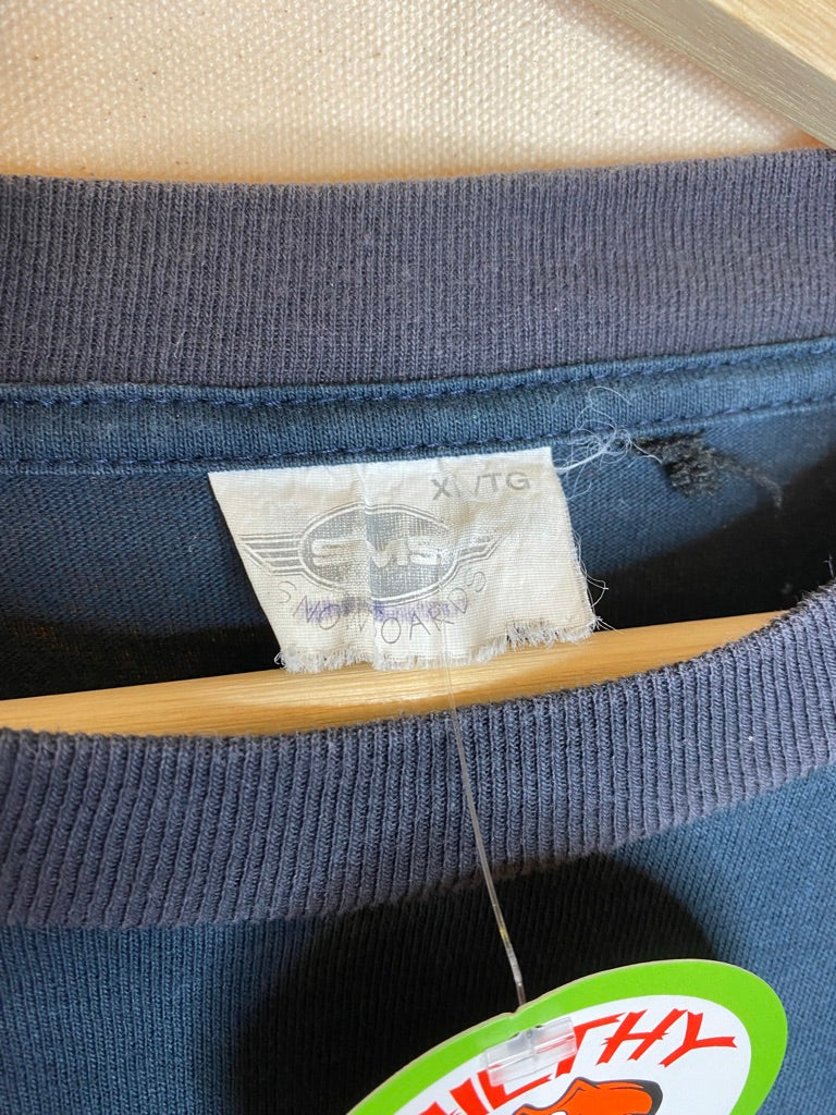 Vintage SIMS Snowboards Long Sleeve T-Shirt: XL