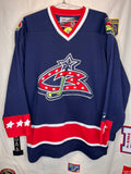 Vintage Columbus Blue Jackets NHL Pro Player Hockey Jersey: Medium