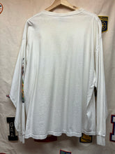 Load image into Gallery viewer, Vintage Elliot Sadler 38 M&amp;M Candy Happy Halloween Longsleeve White NASCAR T-Shirt: Large
