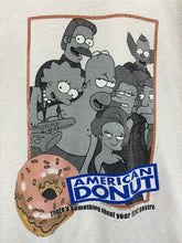 Load image into Gallery viewer, Vintage American Donut The Simpsons Cartoon 2001 Fox TV Show Movie Parody T-Shirt: Large
