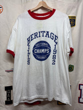 Load image into Gallery viewer, Vintage Heritage Hills High School Indiana Basketball 1982 Ringer T-Shirt: XL
