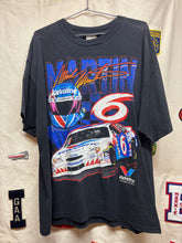 Load image into Gallery viewer, Vtg Mark Martin NASCAR All Over Print T-Shirt: XXL
