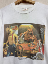 Load image into Gallery viewer, Vtg Winner Take All Dogs Poker Arthur Sarnoff Art T-Shirt: XL
