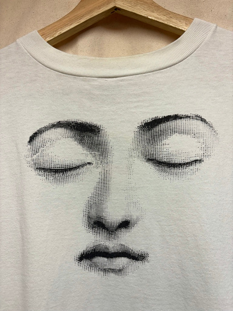 Vintage Fornasetti Art Face Designer Plate T-Shirt: L