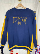 Load image into Gallery viewer, Vintage Notre Dame Emboridered Crewneck Sweatshirt Midwest Embroidery: Youth XL
