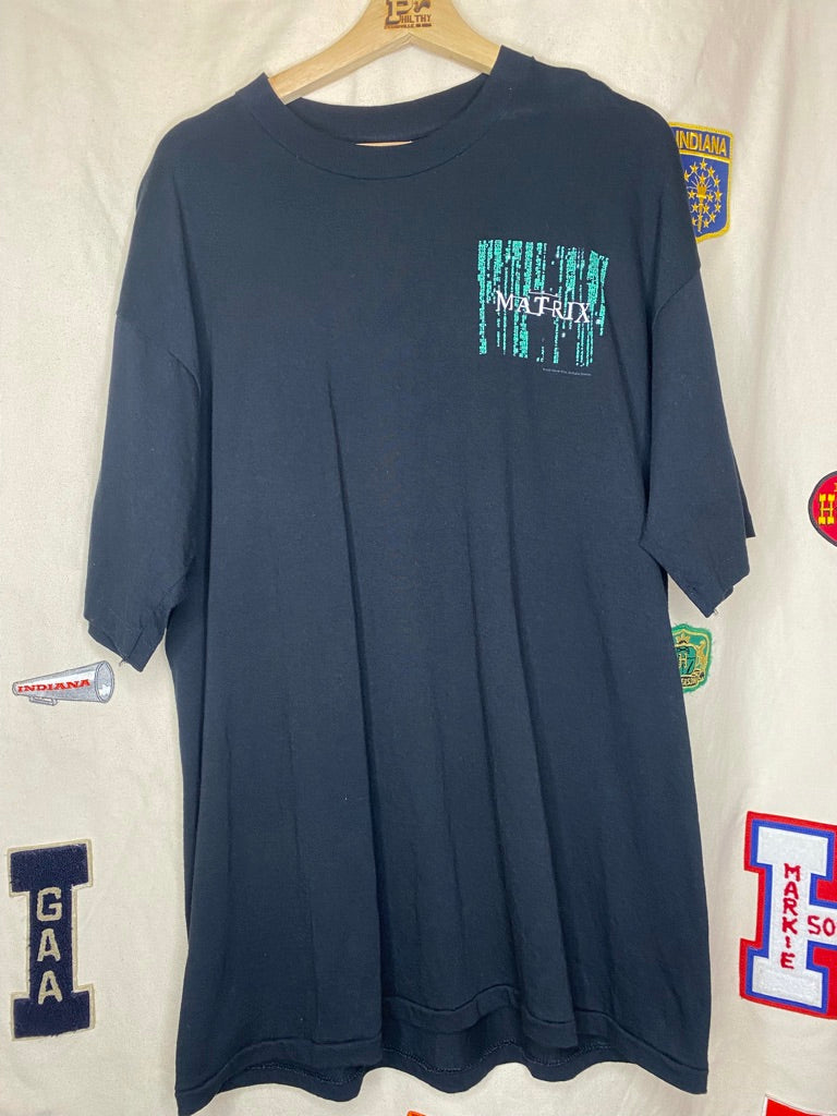 Vintage The Matrix Movie Promo T-Shirt: XL