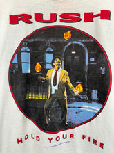 Load image into Gallery viewer, Vintage Rush Band Hold Your Fire 1987 Concert Tour T-Shirt: XL
