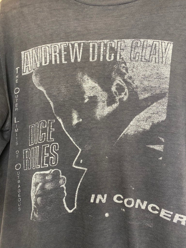 Vintage Andrew Dice Clay 80's Comedy Tour T-Shirt: XL