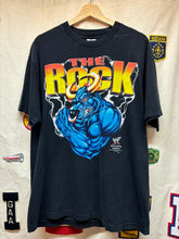 Load image into Gallery viewer, Vintage The Rock Simply Electrifying 2000 WWF Wrestling T-Shirt: Large
