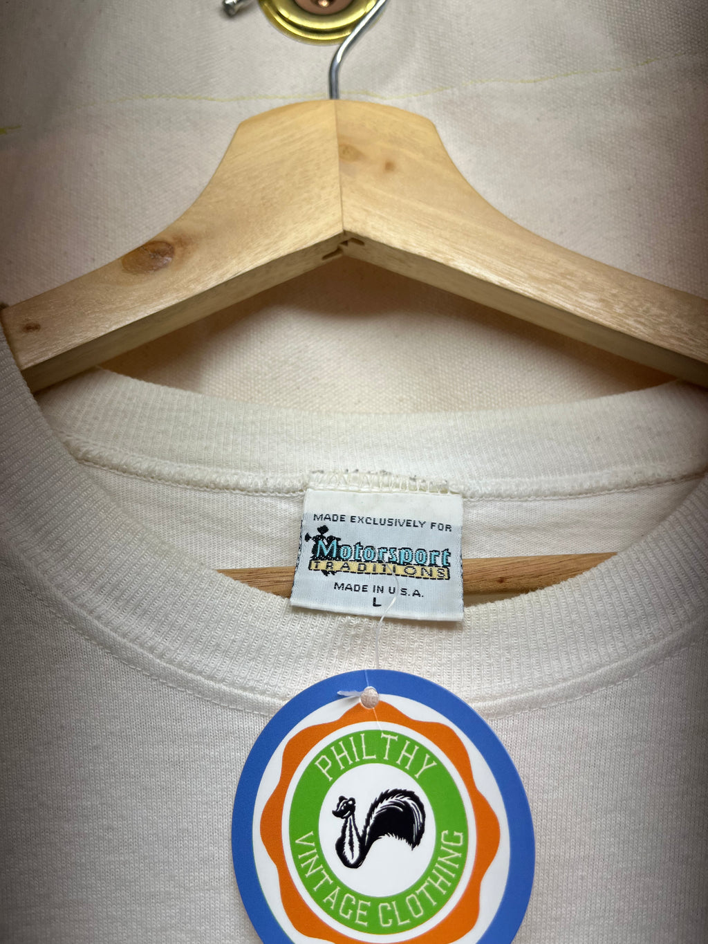 Vintage Kyle Petty 42 Mello Yello Nascar All Over Print White Motorsport Traditions T-Shirt: L