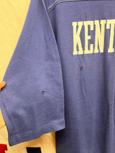 Load image into Gallery viewer, Vintage University of Kentucky Wildcats 70's Quarter Sleeve Blue Artex T-Shirt: Large
