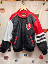 Load image into Gallery viewer, Vintage Indiana University Hoosiers IU Jeff Hamilton Leather Jacket: XL
