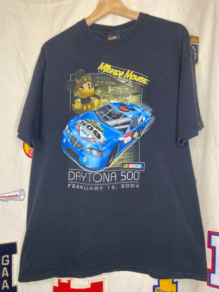 Vintage Disney Nascar Daytona 500 T-Shirt: L