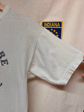 Load image into Gallery viewer, Vintage Braces are Beautiful Smiley Face 80's Champion Blue Bar White T-Shirt: Medium
