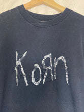 Load image into Gallery viewer, Vintage KORN Glitter Print Logo T-Shirt: XL
