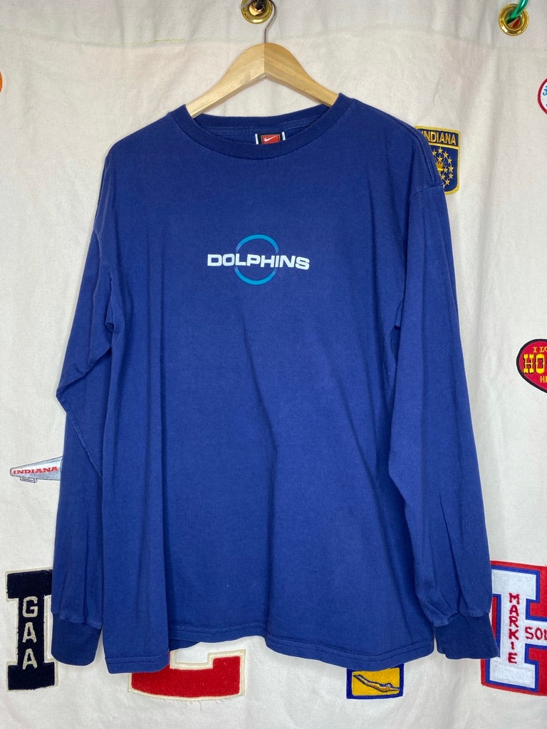 Vintage Miami Dolphins Nike Long Sleeve T-Shirt: M