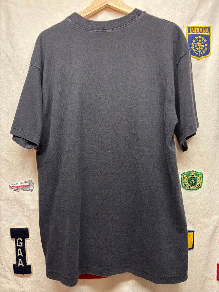 Vtg Lamborghini Raging Bull Logo T-Shirt: L