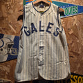 VTG Gales True Vintage Baseball Jersey Pinstripes Flannel Vest: Small