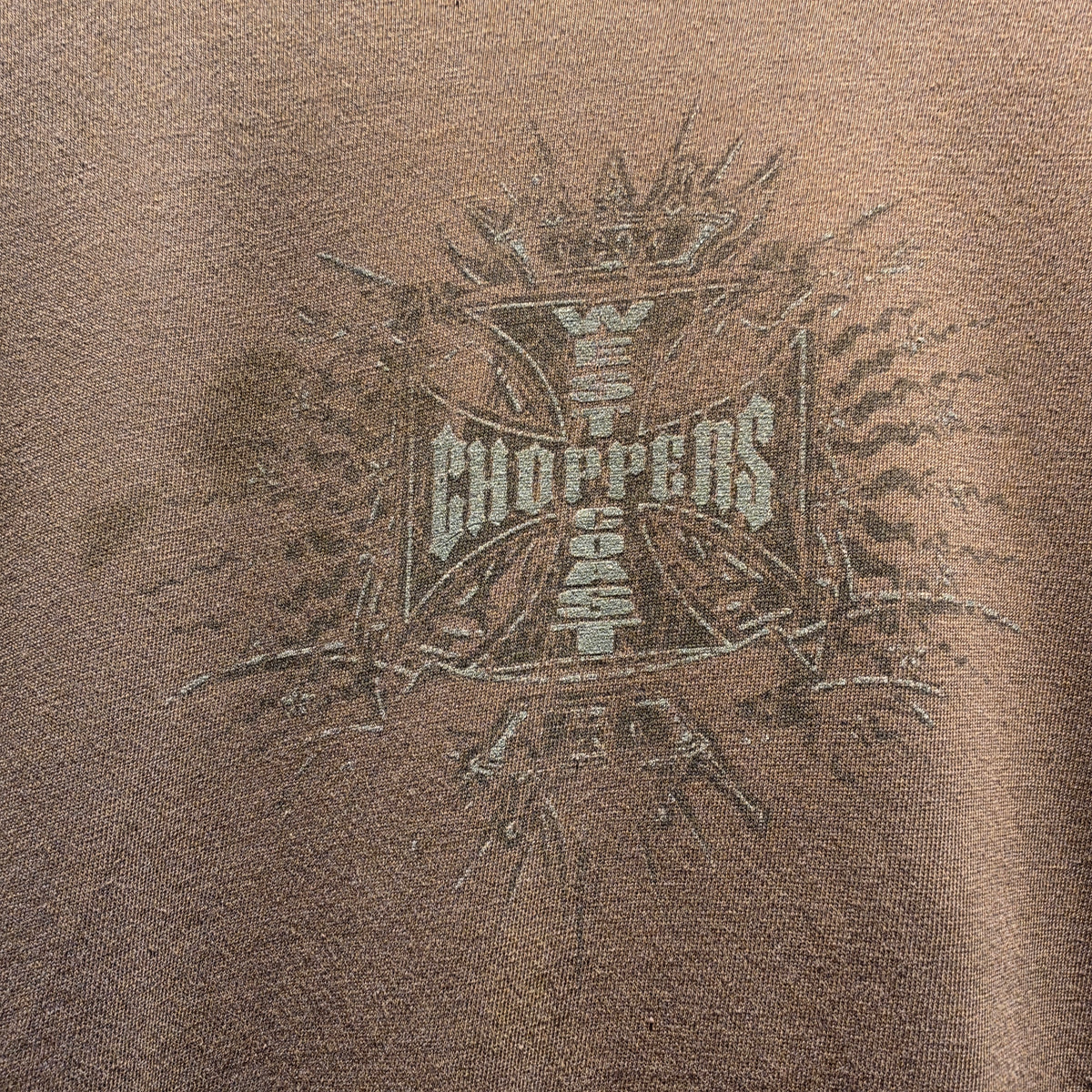 VTG Jesse James West Coast Choppers Men's Charcoal / Black Long Sleeve T-Shirt: XL