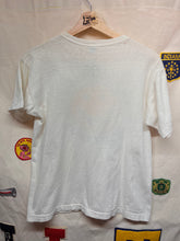 Load image into Gallery viewer, Vintage Braces are Beautiful Smiley Face 80's Champion Blue Bar White T-Shirt: Medium
