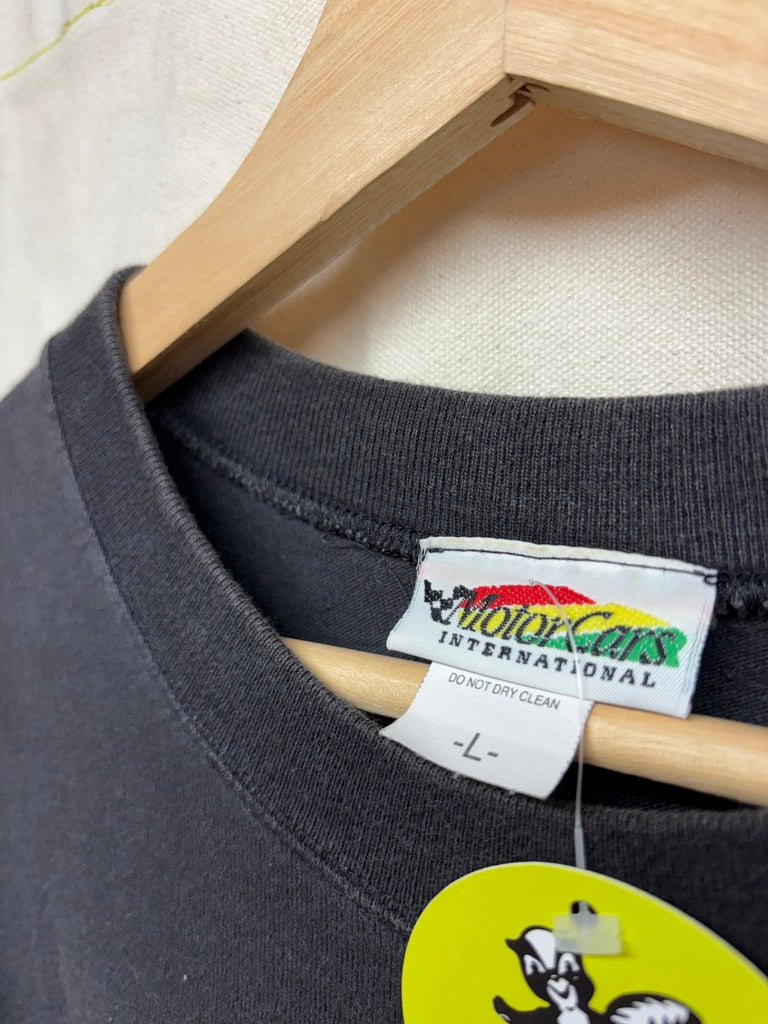 Vtg Lamborghini Raging Bull Logo T-Shirt: L