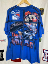 Load image into Gallery viewer, Vintage New York Rangers TAZ Looney Tunes NHL T-Shirt: L
