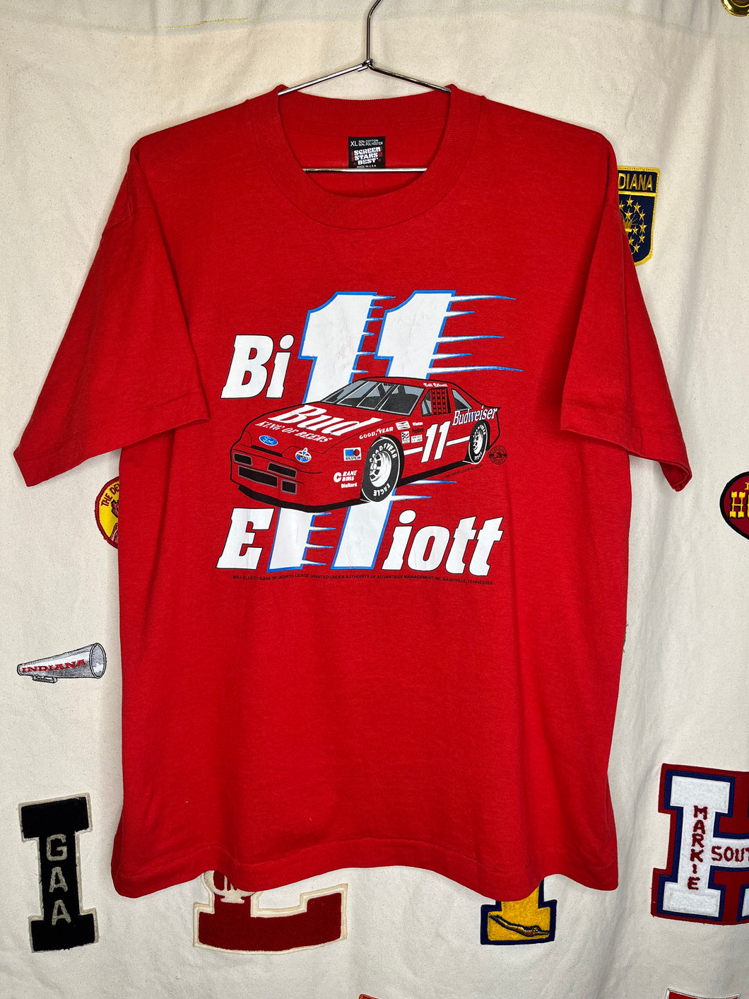 Vintage Bill Elliott NASCAR Shirt: XL