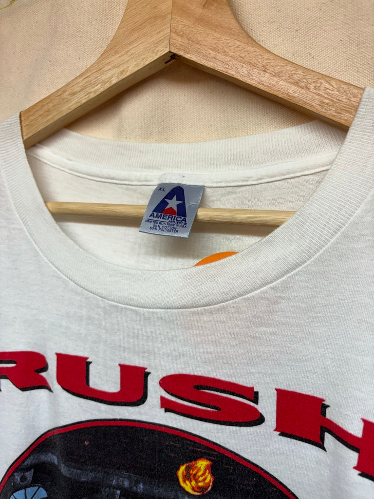 Vintage Rush Band Hold Your Fire 1987 Concert Tour T-Shirt: XL