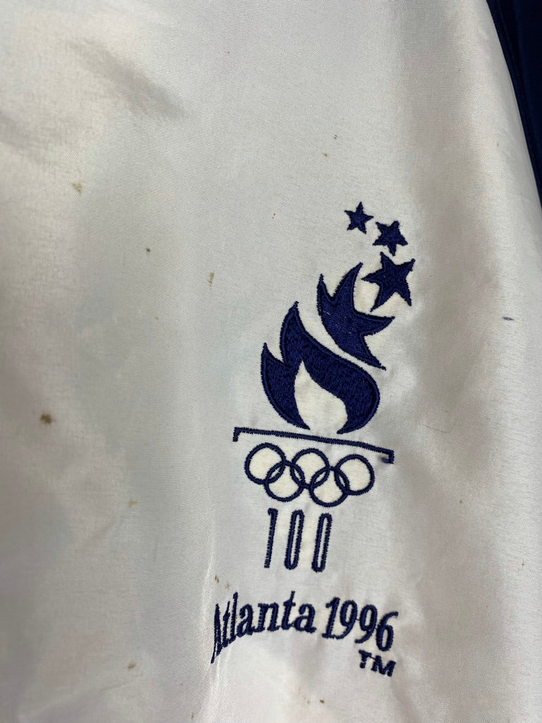 Vintage Atlanta 1996 Olympics Budweiser Splash Windbreaker Jacket: Large