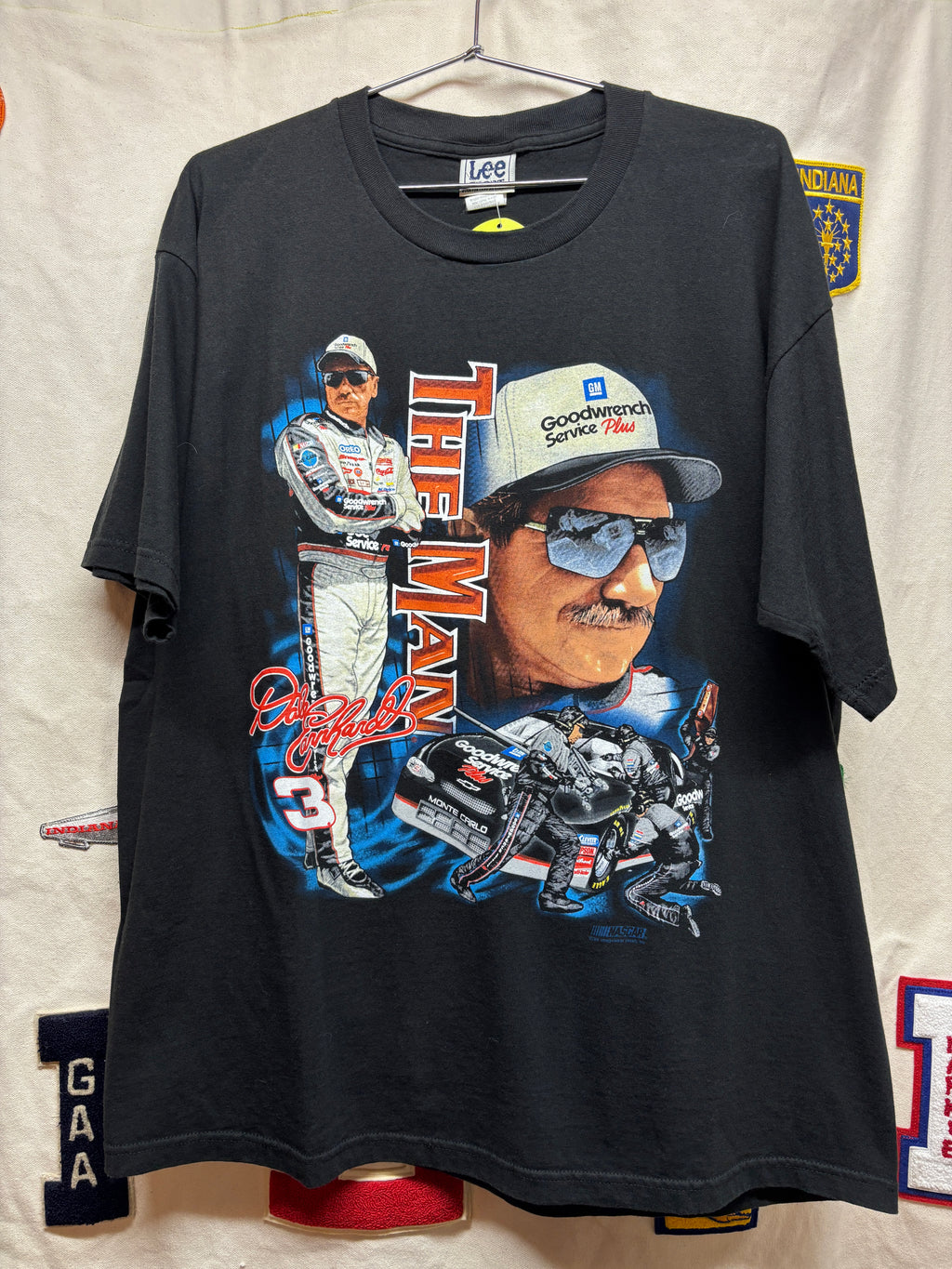Vtg Dale Earnhardt The Man NASCAR Racing T-Shirt: XL