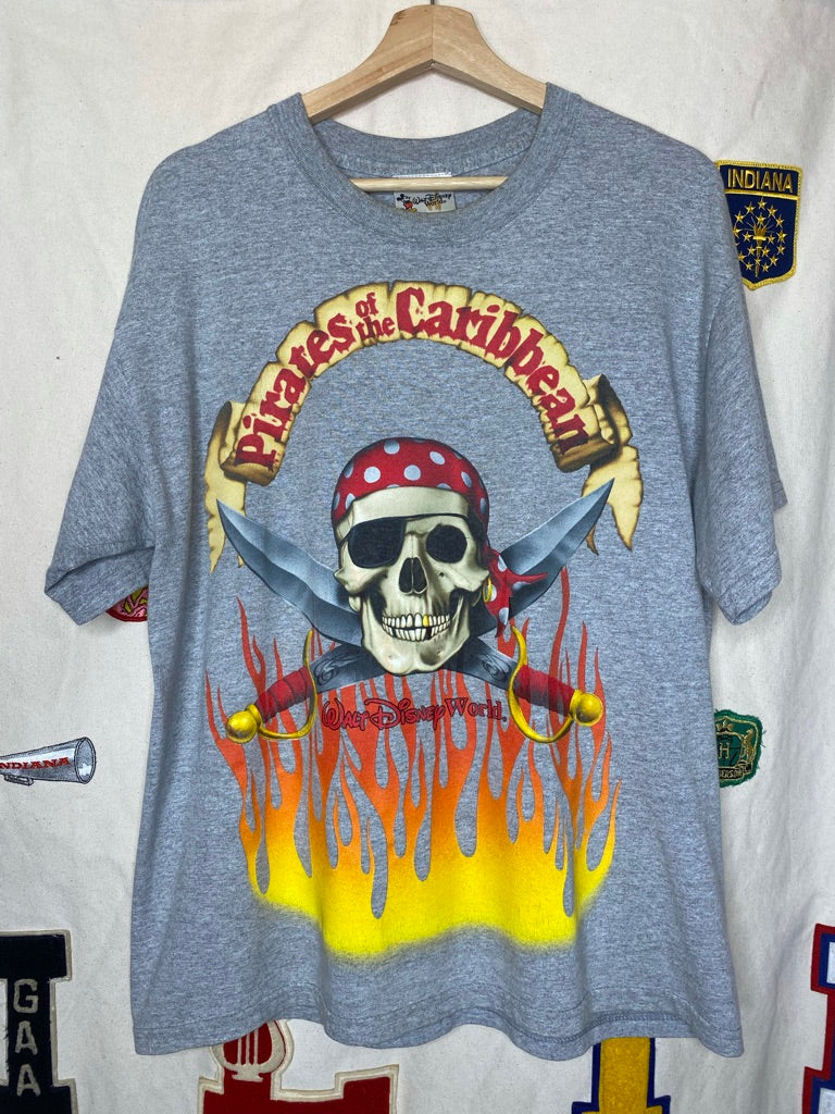 Vintage Disney Pirates of the Caribbean Ride T-Shirt: L