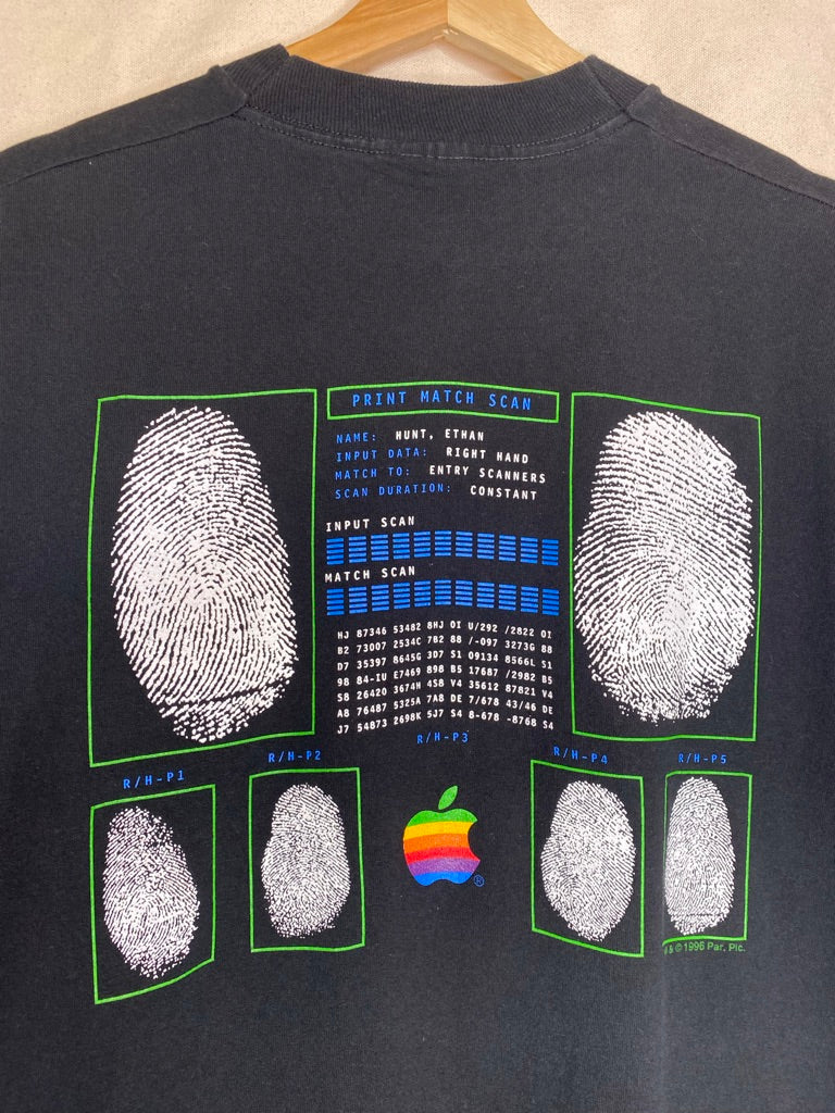 Vintage Apple Computers Mission Impossible Movie Promo T