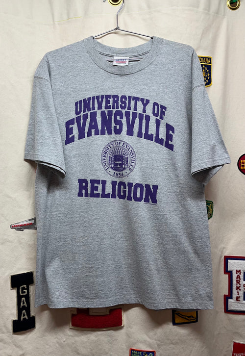University of Evansville Religion T-Shirt: XL