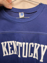 Load image into Gallery viewer, Vintage University of Kentucky Wildcats 70's Quarter Sleeve Blue Artex T-Shirt: Large
