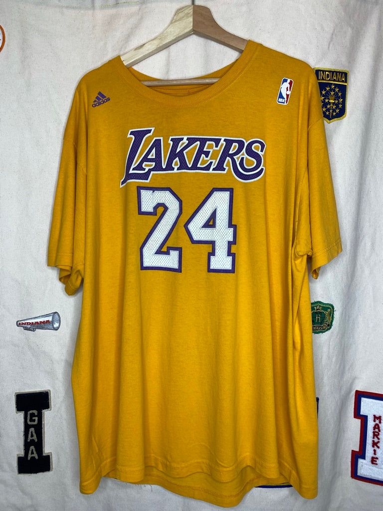Vintage Lakers Kobe Bryant Adidas T-Shirt: XL