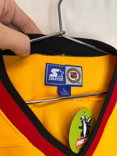 Load image into Gallery viewer, Vintage Chicago Blackhawks Rare Yellow Starter NHL Hockey Jersey: Large
