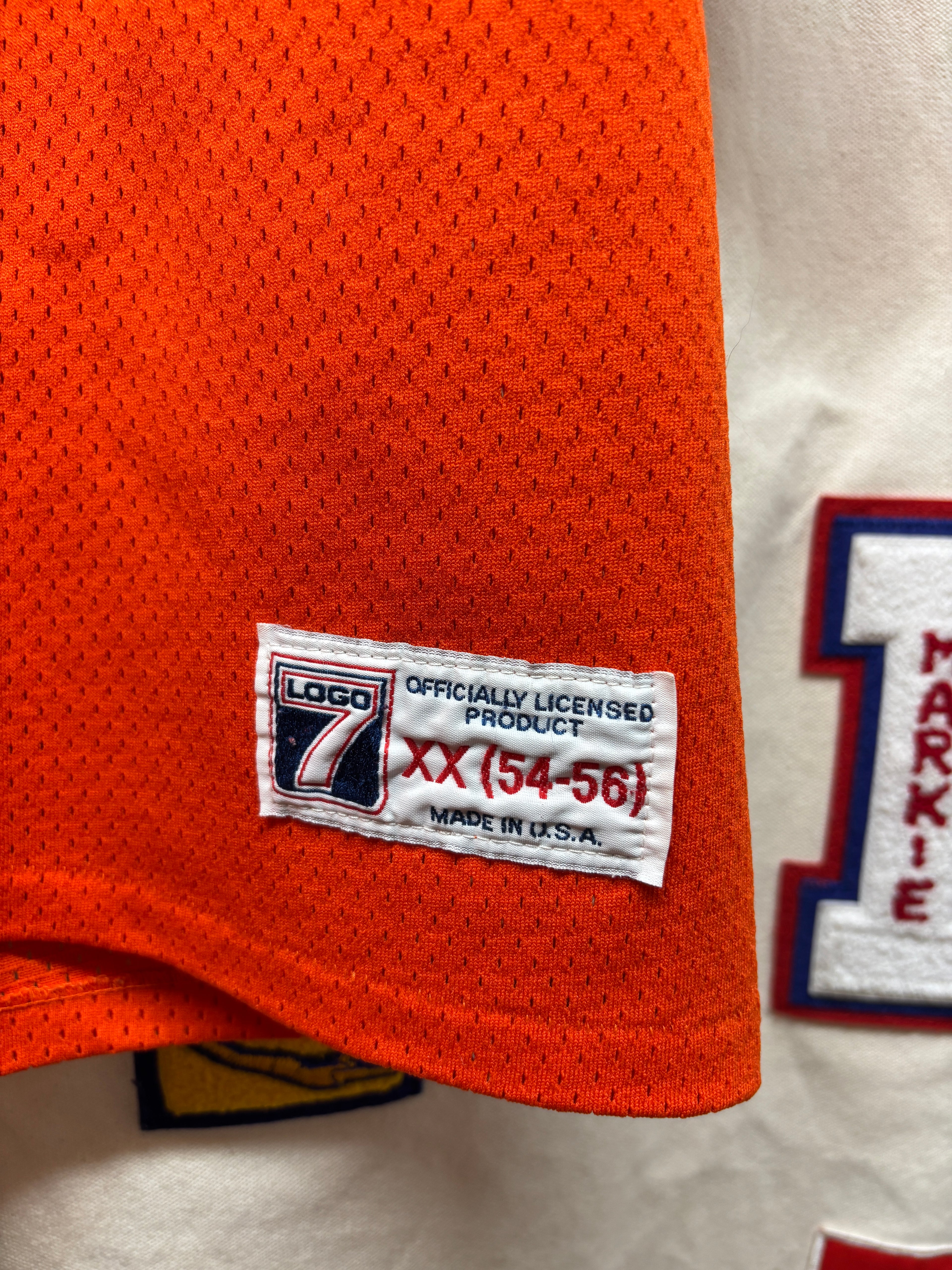 Vtg Miami Hurricanes Logo 7 Football Jersey: XXL